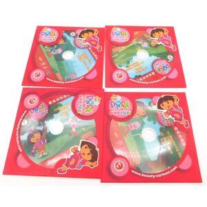 Lot of 4 Dora the Explorer Chinese Language DVDs Tested